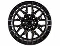 Vossen HFX-1 24x10 - 6x139.7 - ET25 - Deep Face - 106.1 - Tinted Gloss Black Wheel