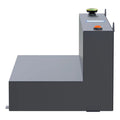 L-SHAPE TRANSFER TANK 100 GAL BLK