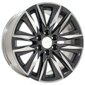 20 IN REPLICA WHEEL FITS CADILLAC ESCALADE CA91 GUNMETAL WITH POLISHED FACE 20