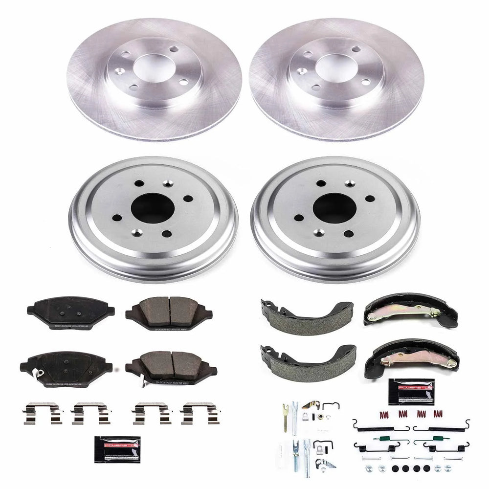 Power Stop 16-18 Chevrolet Spark Front & Rear Autospecialty Drum Kit