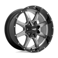 MO970 20X10 8X180 12MM GLOSS GRAY CENTER GLOSS BLACK LIP