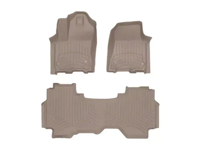 WeatherTech Tan Front Rear FloorLiner HP Fits -25-26 Dodge RAM 4518771IM-4514284IM