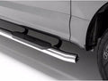 22C TUNDRA CREWMAX 4IN OVAL SIDE BARS POLISHED STAINLESS