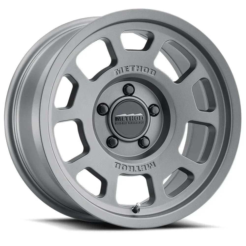 Method MR705 18x9 +18mm Offset 8x180 130.81mm CB Titanium Wheel