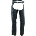 Kuryakyn Leather By River Road Longhaul Leather Chaps Black - 2XL
