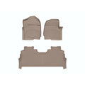WeatherTech Tan Front Rear FloorLiner HP Fits -23-24 F-250 F-350 F-450 F-550 451012-1-6IM
