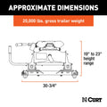 (KIT)A20 5TH WHEEL HITCH W/ROLLER AND GM PUCK SYSTEM ADAPTER