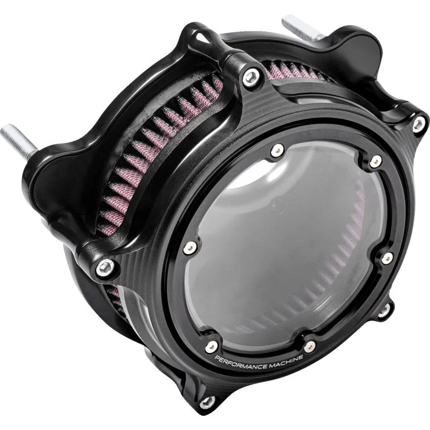 Performance Machine 23-Up CVO, 2024 Touring Vision Series Air Cleaner - Contrast Cut