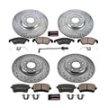 Power Stop 09-11 Audi A4 Front & Rear Z23 Evolution Sport Brake Kit