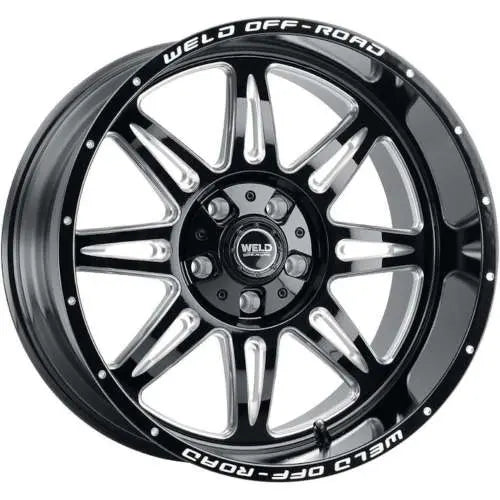 Weld Cheyenne W132 Series 20x9 / 8x180 BP / 5.00 BS - Gloss BLK MIL