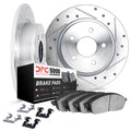 DFC 22-25 Rivian R1S Front & Rear Geospec Rotors with 5000 Advanced Brake Pads w/Hardware
