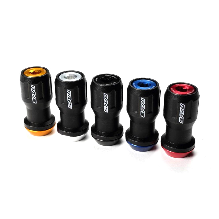 Rays 14x1.50 Formula FN-II Lug Nut Set 20 Special Lugs - Red/Black