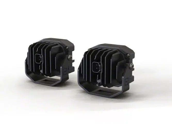 Morimoto 4Banger 2.0 HXB LED Pods (Flood / Yellow)(Set)