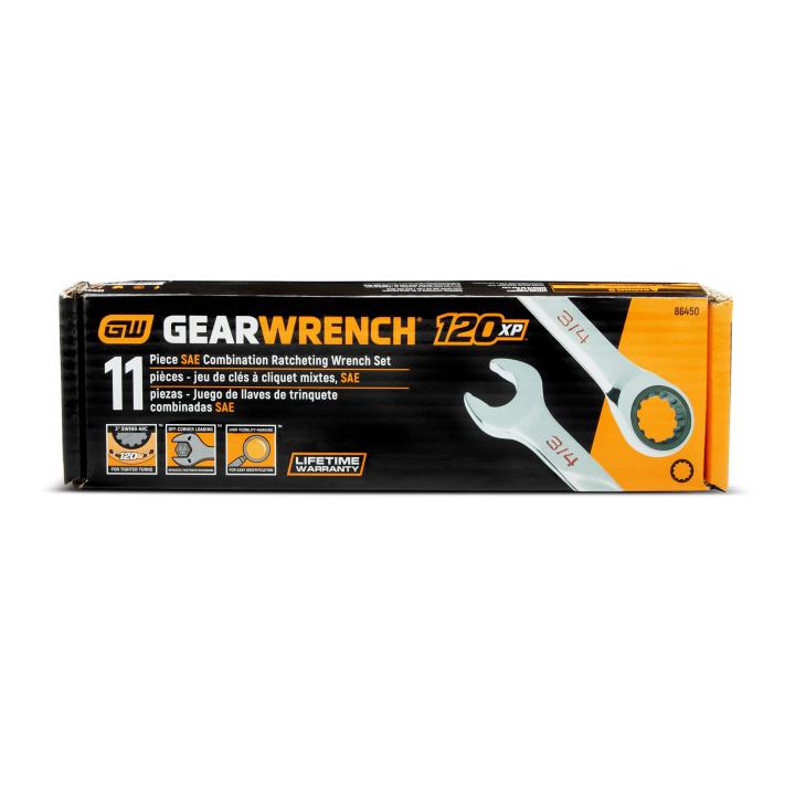 SET WR RAT COMB 120XP SAE 11PC