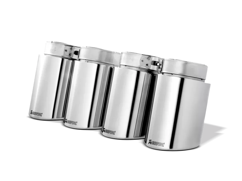 Akrapovic 19-24 Porsche 911 Carrera Titanium Tail Pipe Set - TI Black