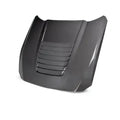 Type-GT5 double sided carbon fiber hood for 2024 Ford Mustang