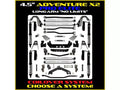 Rock Krawler 2018+ Jeep Wrangler JL 2DR 4.5in Adventure-X Pro (No Limits) Long Arm Suspension