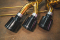 Mercedes W463 G63,G550,G500 4.0L, Catback, T304 SS Anodized Gold