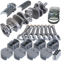 Eagle Chevy 350 3.750in Crank 6.000in I-Beam Rods -5cc Flat Top 4.040in Pistons Rotating Assembly