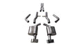 3.0 Cat-Back Dual Rear Exit with Single 4.0 Black Pro-Series Tips
