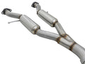 aFe cat-back exhaust close-up
