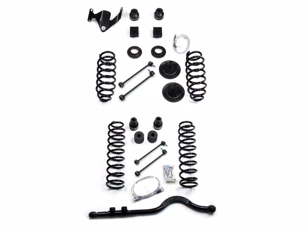 (KIT) JK 4 DOOR 4IN LIFT KIT W/ FRONT TRACKBAR NO SHOCKS