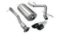 3.0 Inch Cat-Back Touring Single Side Exhaust 4.0 Inch Black Tips 07-08 Silverado Sierra 143.5 Inch