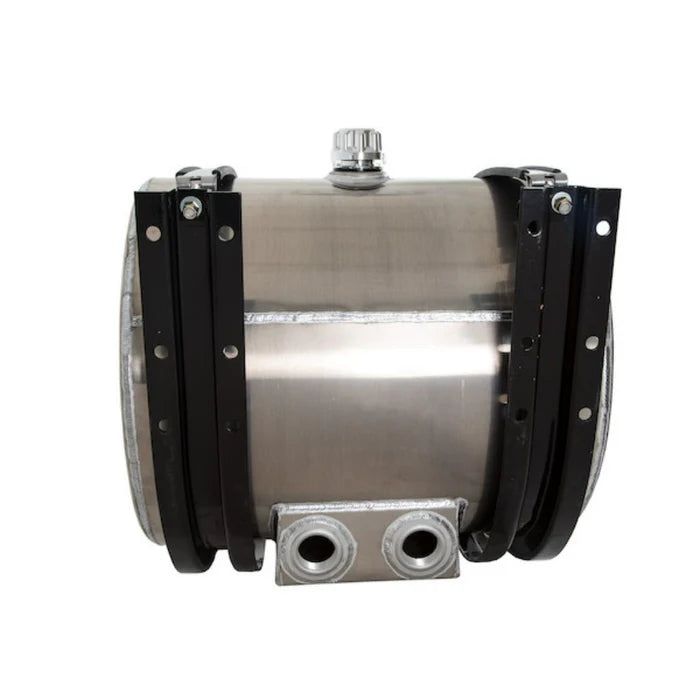 50 GALLON SIDE MOUNT ALUMINUM RESERVOIR WITH REAR PORTS