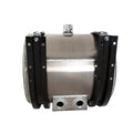 50 GALLON SIDE MOUNT ALUMINUM RESERVOIR WITH REAR PORTS