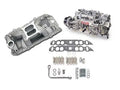 Edelbrock Manifold And Carb Kit Performer RPM Air-Gap Big Block Chevrolet Oval Port Natural Finish