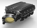 Whipple 2015-2017 Mustang GT Gen 5 supercharger System Stage 2 black finish - WK-2620-STG2-30