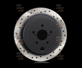 STI DRILLED DISC REAR 13 Non Brembo each (price is for 1 Disc)