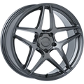Aluminum Wheels 19x9.5 Astro K15G Gloss Gunmetal Gray 5x112 Bolt Pattern 22 Offset Kansei Wheels