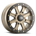 ITP Inertia Beadlock 14x7 / 4x137 BP / 40mm Offset Bronze w/ Black Ring Wheel