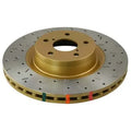 DBA 90-95 Chevy Corvette ZR-1 Front Drilled & Slotted 4000 Series Rotor