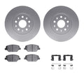 R1 Concepts Brake Rotor- Carbon Coated with Ceramic Pads Hdw Fits Chevrolet Camaro
