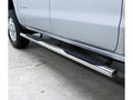 4 Inch OE Xtreme Series SideSteps Boards Only Polished Stainless Steel 1999-2026 Ford F-250/F-350 2000-2026 Silverado/Sierra 1500 Go Rhino