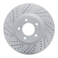 R1 19-25 Mercedes-Benz G550 Front Left Drilled & Slotted Geoperformance Rotor