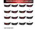SEDAN LED TAIL LIGHTS WITH WHITE LED/SEQUENTIAL SIGNAL/BREATHING LIGHT EFFECT GLOSSY BLACK HOUSING AND SMOKED LENS