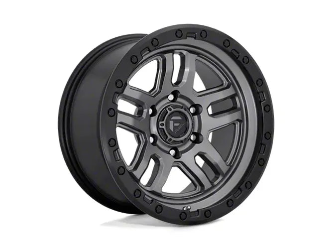 ~(39 lbs. 21X21X12)~ AMMO 18x9 5x127.00 MATTE GUN METAL BLACK BEAD RING (13 mm)