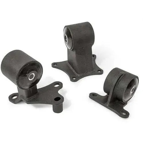 Innovative 90-93 Accord F-Series Black Steel Mounts 85A Bushings (Auto to Manual)