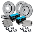 R1 Concepts E- Line Series Brake Rotor with Ceramic Brake Pads Hdw Fits Chevrolet Trailblazer