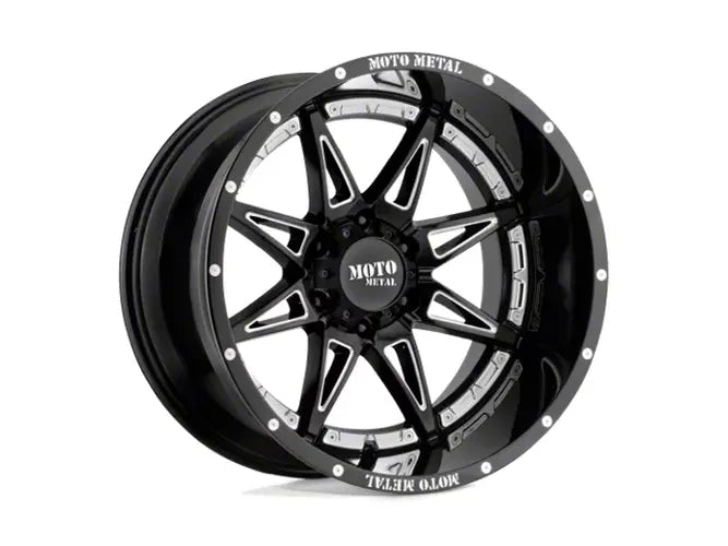 MOTO METAL MO993 20X10 8X6.5 G-BLK MILL -18MM - MO99321080318N