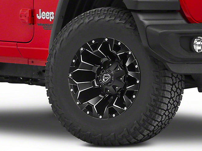 ~(45 lbs. 20X20X12)~ ASSAULT 17x9 5x114.30/5x127.00 MATTE BLACK MILLED (-12 mm)