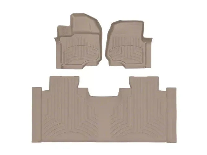 WeatherTech Tan Front Rear FloorLiner HP Fits -20-24 Ford 45697-1-3IM