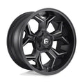~(44 lbs. 23X23X12)~ AVENGER 20x9 5x139.70/5x150.00 MATTE BLACK DOUBLE DARK TINT (20 mm)