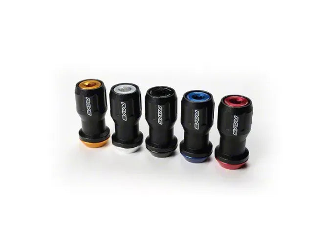 Rays 45MM 12x1.25 Formula Lug Nut FN-II Set 20 - Black/Red