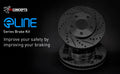 R1 Concepts Brake Rotor- D/S - Black Fits BMW 733i