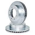 R1 Concepts Brake Rotor- D/S - Silver Fits Ford Excursion