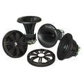 KMS67 6.75-inch (165mm) High-Efficiency Marine Component System Charcoal 4-Ohm